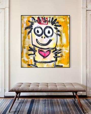 Timo Wedell - Colorful Design of Happiness - XL- Basquiat