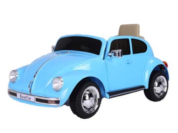 Volkswagen Beetle Oldtimer, 12 volt kinderauto met rubberen, Kinderen en Baby's, Ophalen of Verzenden, Nieuw