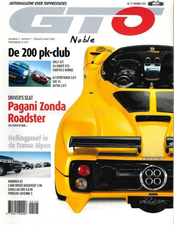 2005 GTO MAGAZINE 01 NEDERLANDS, Nieuw