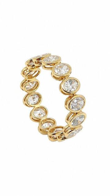 Bague déternité - 14 carats Or jaune - 2.83ct. tw. Diamant, Bijoux, Sacs & Beauté