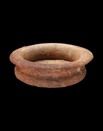 Bronstijd Terracotta - Zeer zeldzame prehistorische vaas -