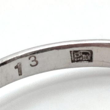 Bague Platine Diamant (Naturelle), Handtassen en Accessoires, Nieuw