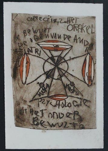 Anton Heyboer (1924-2005) - Geh durch den spiegel (6)