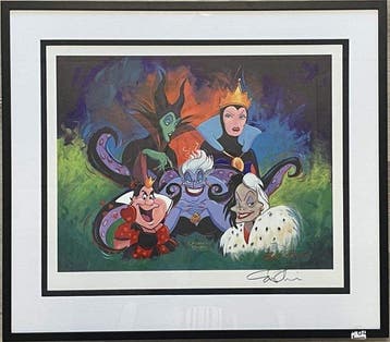 Eric Robison - Disney Divas - Rare lithograph, Collections