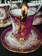 Service à café (15) - Limoges , et verre - Lot de bouteilles
