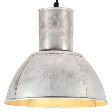 vidaXL Hanglamp rond 25 W E27 28,5 cm zilverkleurig, Verzenden, Nieuw