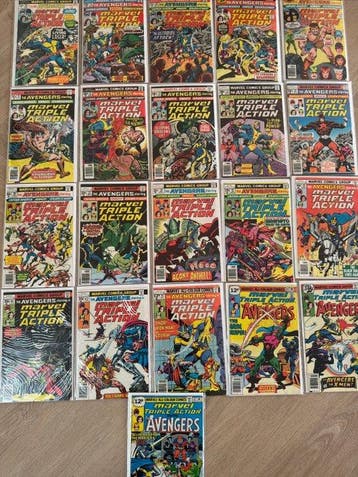 The Avengers, Almost complete run Marvel Triple Action -, Boeken, Nieuw