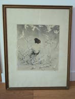 Louis Icart (1888-1950) - Woman and Doves, Antiek en Kunst
