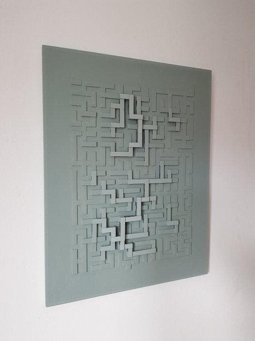 Labyrinthz - Black Draft, Antiquités & Art, Art | Objets design