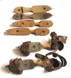 Patins anciens, 3 paires, originaires des Pays-Bas,