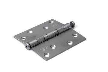 Kogellagerscharnier rechte hoeken 89x89mm RVS geborsteld..., Doe-het-zelf en Bouw, Ophalen of Verzenden, Nieuw, Scharnier