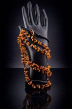 Barnsteen - Baltic Amber Layered Chip Necklace – Luxurious