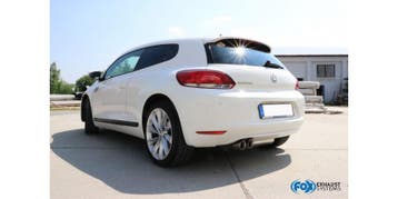 FOX VW Scirocco - 13 einddemper - 2x76 type 25, Verzenden