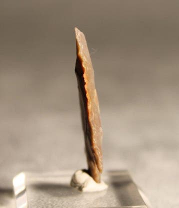 Néolithique Silex Tête de flèche - 3.7 cm (Sans prix de
