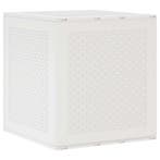 vidaXL Opbergbox met opslag Wit 55 x 53 x 57 cm, Verzenden