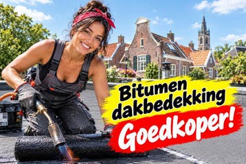 BITUMEN DAKBEDEKKING: DEZE MAAND (max 49%) GOEDKOPER !, Nieuw, Overige typen
