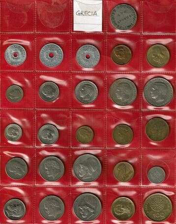 Wereld. Lotto di 96 Monete di Varie Nazioni e di Varie