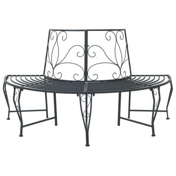 vidaXL Boom Bank 4-Aantal zitplaatsen 160 x 80 x 89 cm Staal, Verzenden