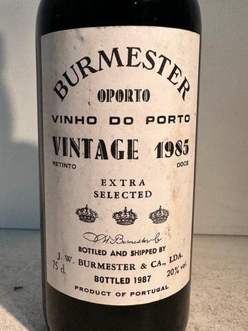 1985 Burmester, Extra Selected - Vintage Port - Embouteillé, Verzamelen, Nieuw