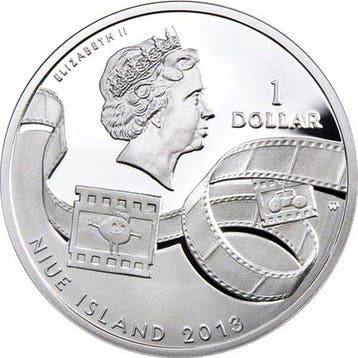 Niue. 1 Dollar 2013 Bugs Bunny - Cartoon Characters 1/2 oz