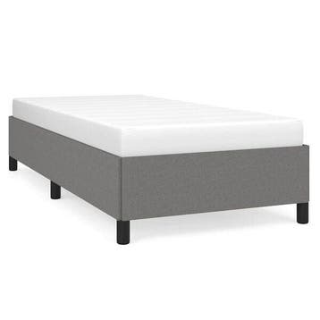 Bedframe 80x200cm donkergrijs - Stijlvol en stevig voor j..., Huis en Inrichting, Eenpersoons, Verzenden, Zo goed als nieuw, 80 cm