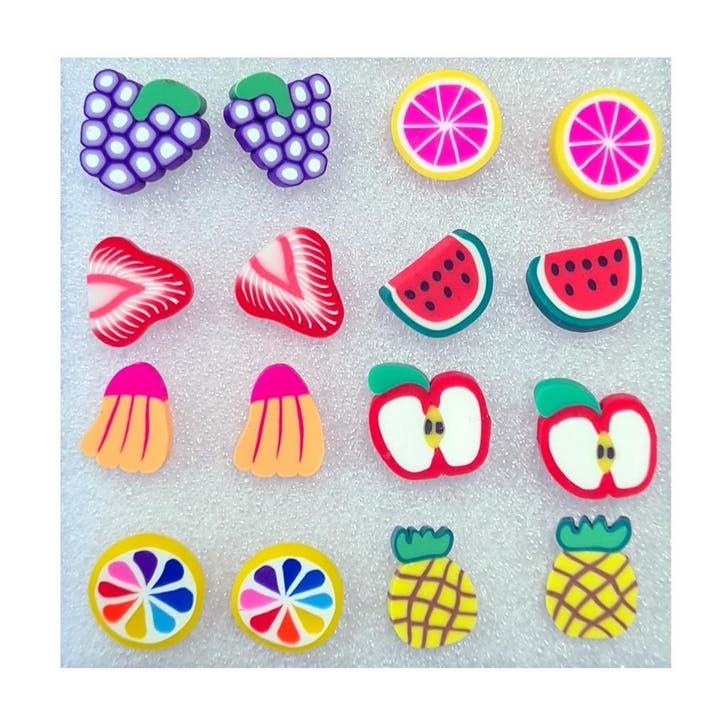 Fako Bijoux - Kinder Oorbellen - Siliconen - Fimoklei -, Handtassen en Accessoires, Oorbellen, Verzenden