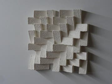 Hans Meeuwsen - Relief, 2026 - 6 wit porseleinen wandrelief