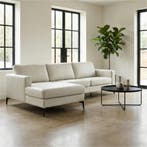 Leren hoekbank Match - 3-zits arm rechts + Longchair arm, Ophalen of Verzenden