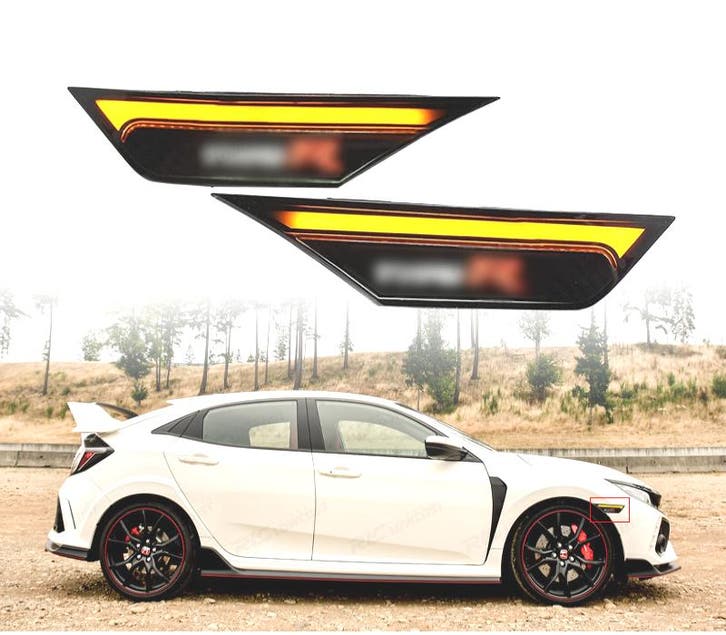 CLIGNOTANTS LATÉRAUX HONDA CIVIC 16-20 LOOK TYPE R, Auto-onderdelen, Verlichting, Verzenden