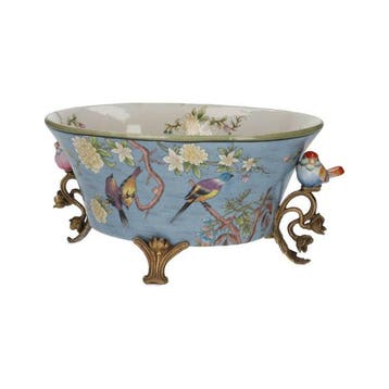 Plateau - Bronze, Porcelaine