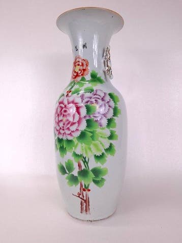 Vaas - Porselein - China - famille rose vaas (Zonder