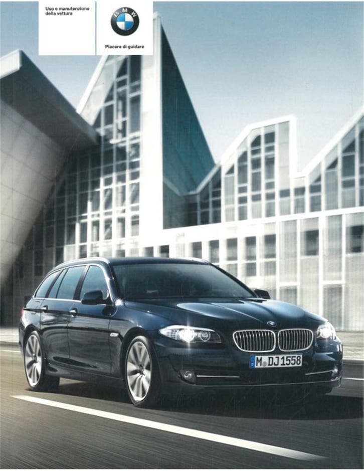 2011 BMW 5 SERIE TOURING INSTRUCTIEBOEKJE ITALIAANS, Autos : Divers, Modes d'emploi & Notices d'utilisation