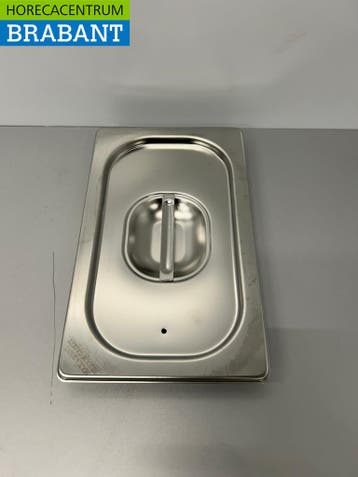 Gastronorm GN en acier inoxydable Couvercle 1/4 GN Avec bord, Verzenden, Nieuw in verpakking