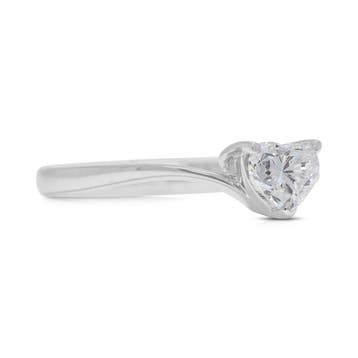 Zonder minimumprijs - Ring - 18 karaat Witgoud - 0.50ct. tw., Nieuw