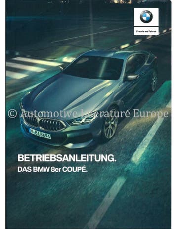 2019 BMW 8 SERIE COUPÉ INSTRUCTIEBOEKJE DUITS