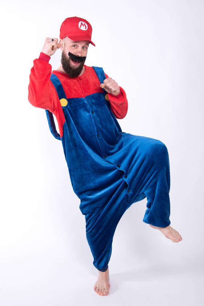 Onesie Super Mario Pak Kostuum Pet M-L Jumpsuit Huispak, Vêtements | Femmes, Costumes de carnaval & Vêtements de fête, Enlèvement ou Envoi