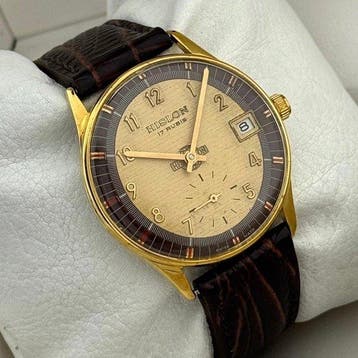 Hislon - 17 Rubis - Zonder minimumprijs - Heren - 1960-1969, Handtassen en Accessoires, Horloges | Heren, Nieuw