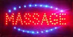 Massage LED bord lamp verlichting lichtbak reclamebord #C, Verzenden, Nieuw