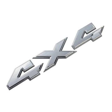 Logo tailgate 4x4 chrome, Ophalen of Verzenden