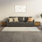 vidaXL Salontafels 2 st met metalen poten 50x50x40 cm, Verzenden