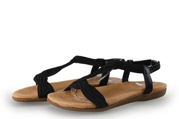 Sub55 Sandalen in maat 39 Zwart, Verzenden, Zwart, Sandalen of Muiltjes, Sub55
