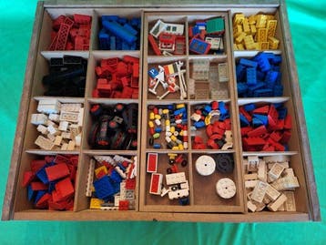 Lego Merchandise - Vintage Rare Original LEGO wooden Box!, Nieuw