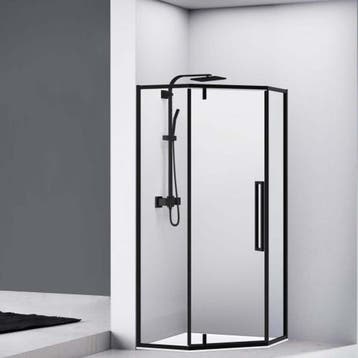 Aanbieding: Douchecabine Van Rijn ST04 Vijfhoek Helder incl., Ophalen of Verzenden, Douche