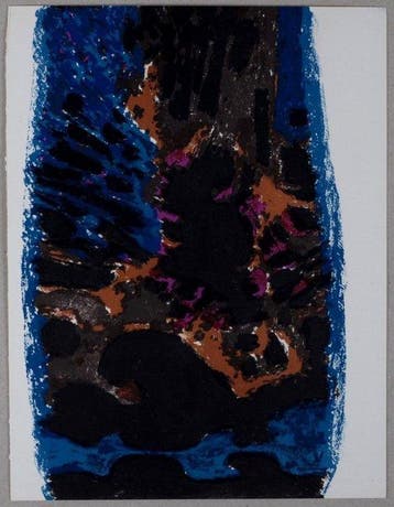 Alfred Manessier (1911-1993) - Eau souterraine / Tache noire