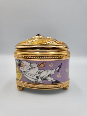 Boîte à musique cœur « Pulcinella » – House of Fabergé & The