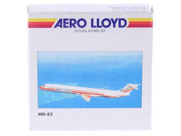 Schaal 1:500 Herpa 507608 Aero Lloyd Douglas MD-83 Reg. N..., Ophalen of Verzenden