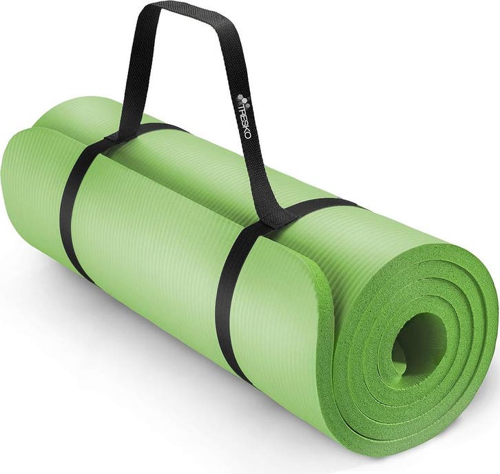 Yogamat - Fitness mat - Sportmat - Yoga mat extra dik - Lich, Sport en Fitness, Yoga en Pilates, Nieuw, Verzenden