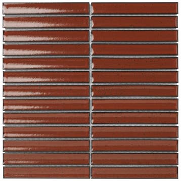 Wand Mozaïek Tegels Kitkat Factory Keramiek Rood - Matje..., Ophalen of Verzenden, Wandtegels