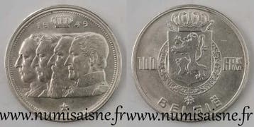 Belgique Belgie Km 139 100 Francs 1949 Dynastie Offset be..., Verzenden