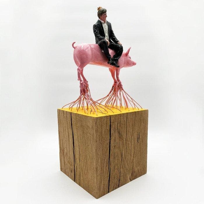 Coco de Paris - Surrealist Pig, Antiquités & Art, Art | Objets design